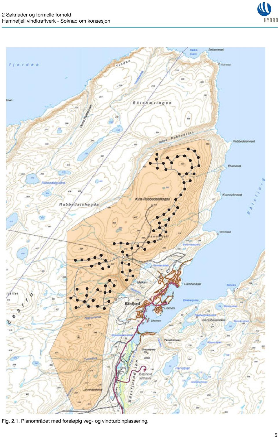 Planområdet med