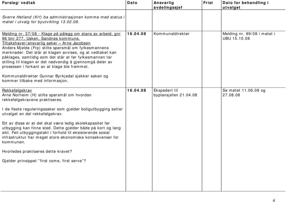 Det står at klagen avvises, og at vedtaket kan påklages, samtidig som det står at før fylkesmannen tar stilling til klagen er det nødvendig å gjennomgå deler av prosessen i forkant av at klage ble