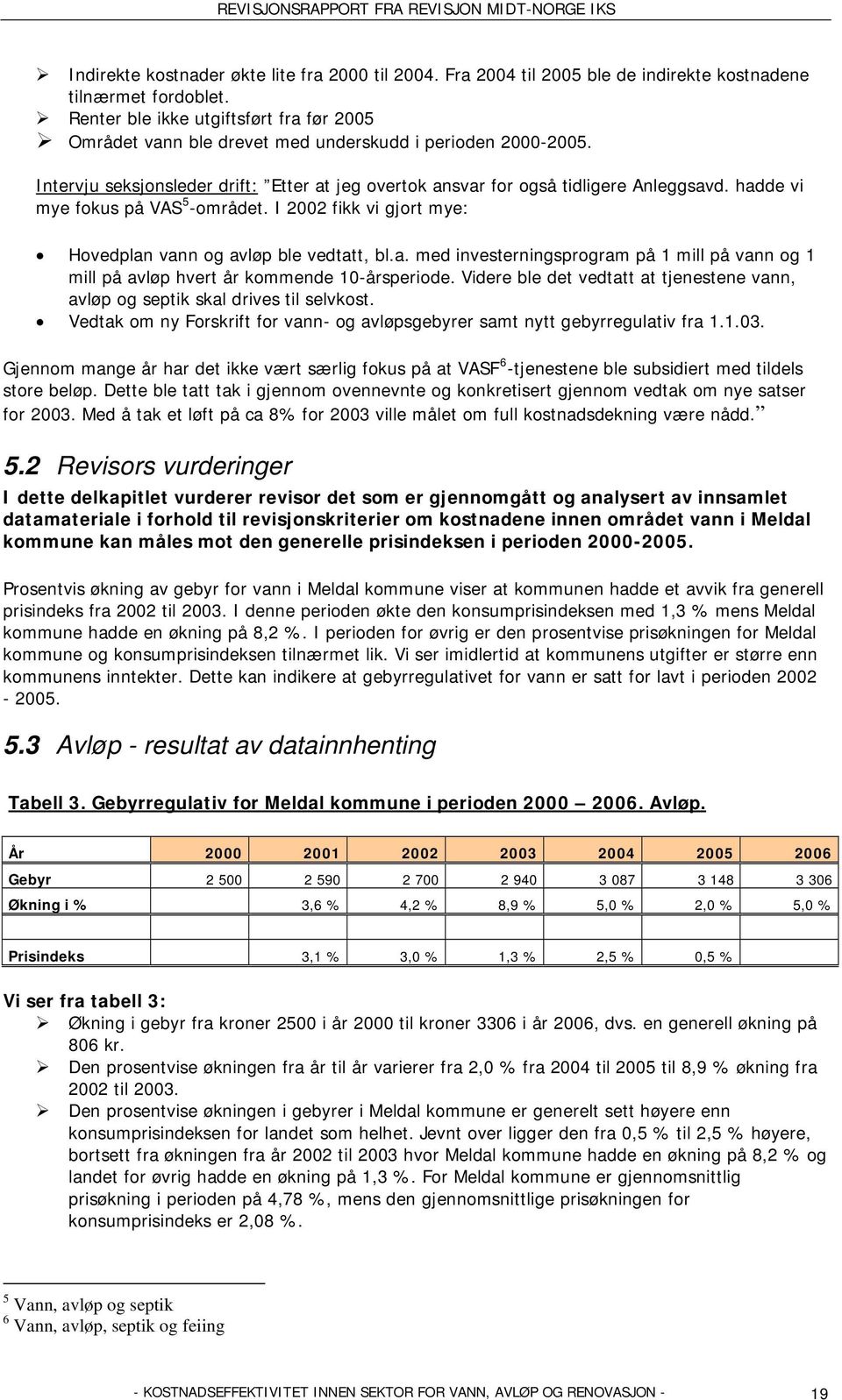 hadde vi mye fokus på VAS 5 -området. I 2002 fikk vi gjort mye: Hovedplan vann og avløp ble vedtatt, bl.a. med investerningsprogram på 1 mill på vann og 1 mill på avløp hvert år kommende 10-årsperiode.