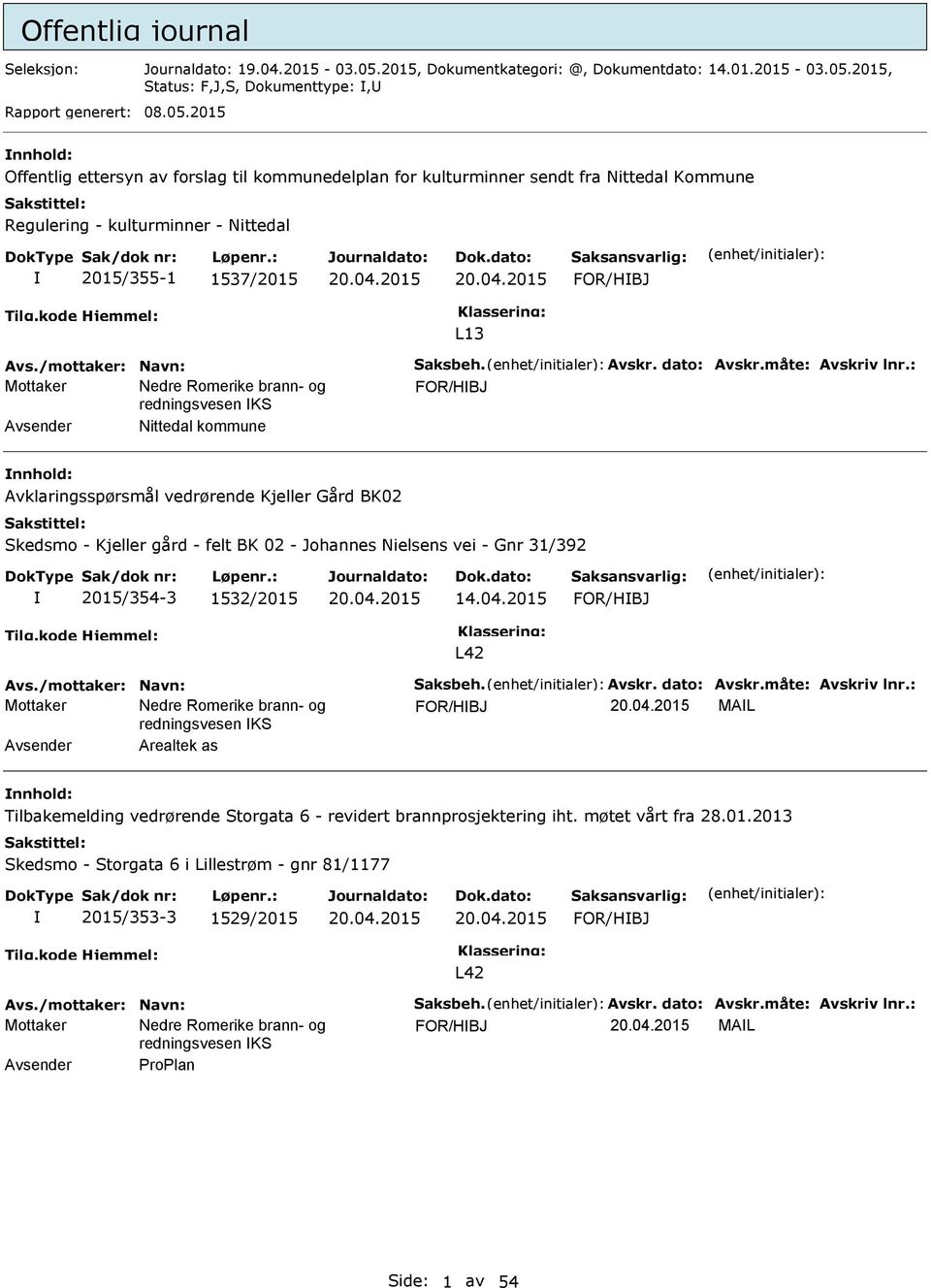 2015, Status: F,J,S, Dokumenttype:, 08.05.