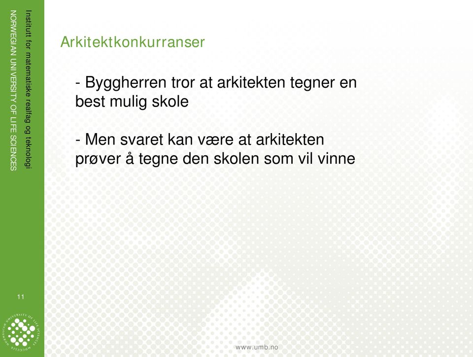 skole - Men svaret kan være at