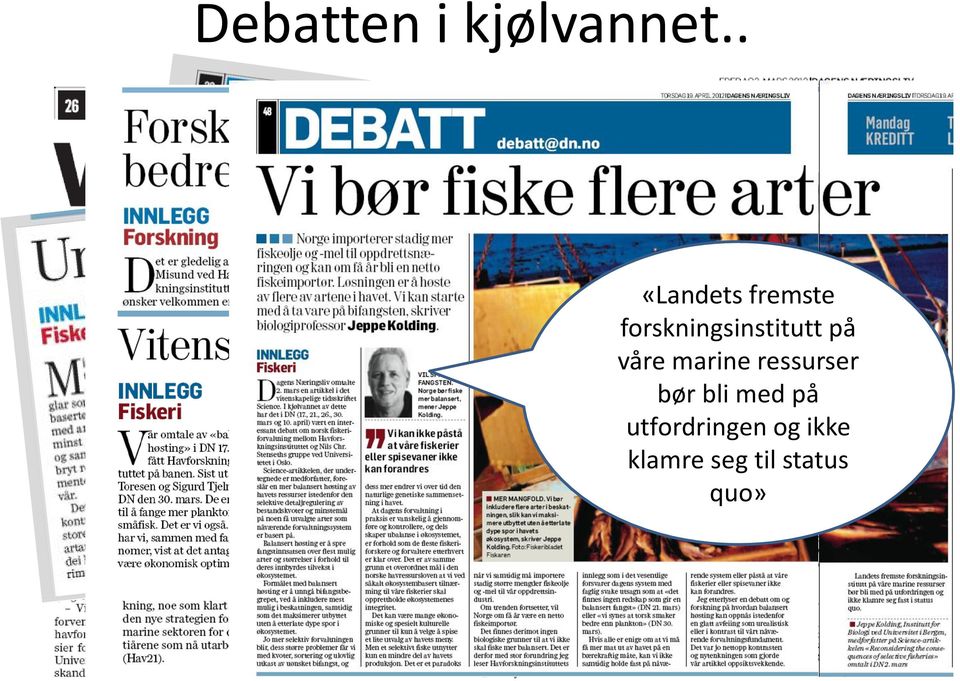 forskningsinstitutt på våre marine