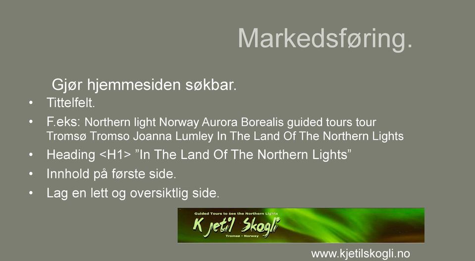 Tromso Joanna Lumley In The Land Of The Northern Lights Heading <H1>