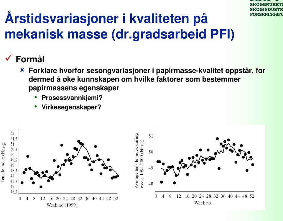 papirmasse-kvalitet oppstår, for dermed å øke kunnskapen om