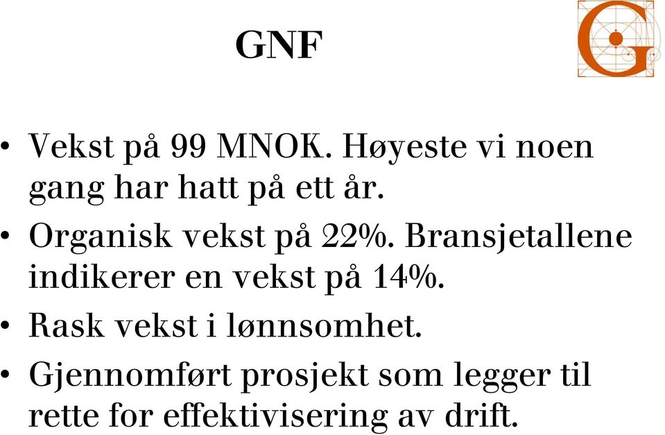 Organisk vekst på 22%.