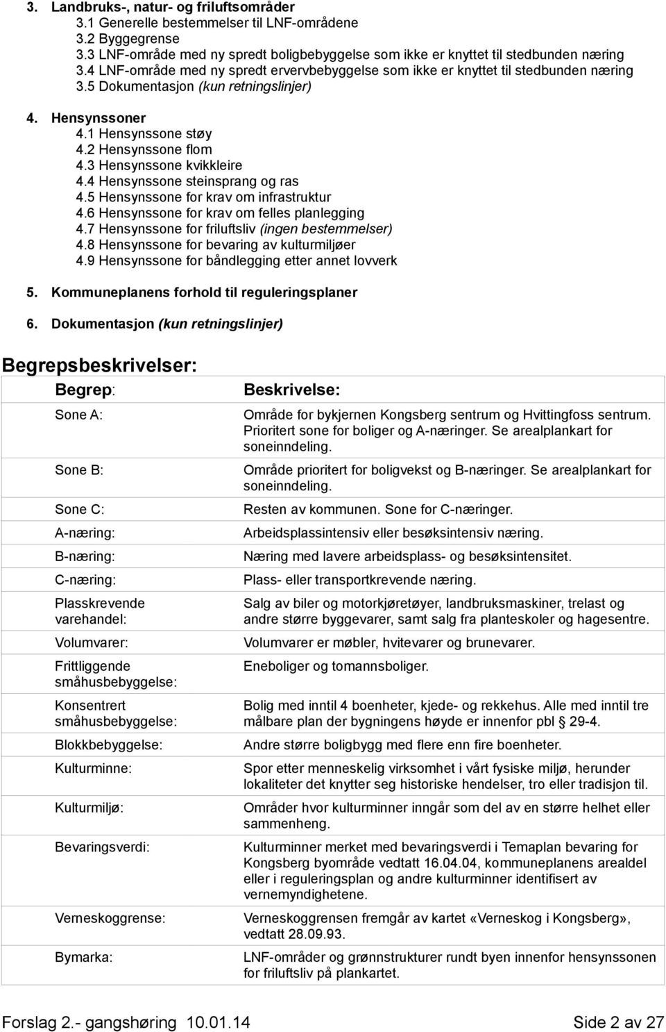 3 Hensynssone kvikkleire 4.4 Hensynssone steinsprang og ras 4.5 Hensynssone for krav om infrastruktur 4.6 Hensynssone for krav om felles planlegging 4.