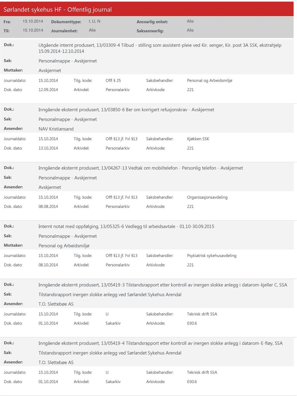 2014-12.10.2014 Personalmappe - Offl 25 Dok. dato: 12.09.