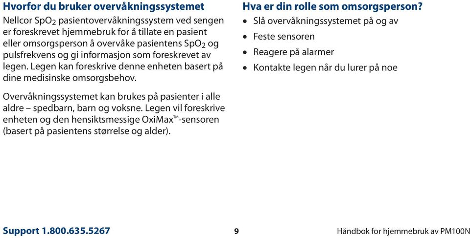 Hva er din rolle som omsorgsperson?