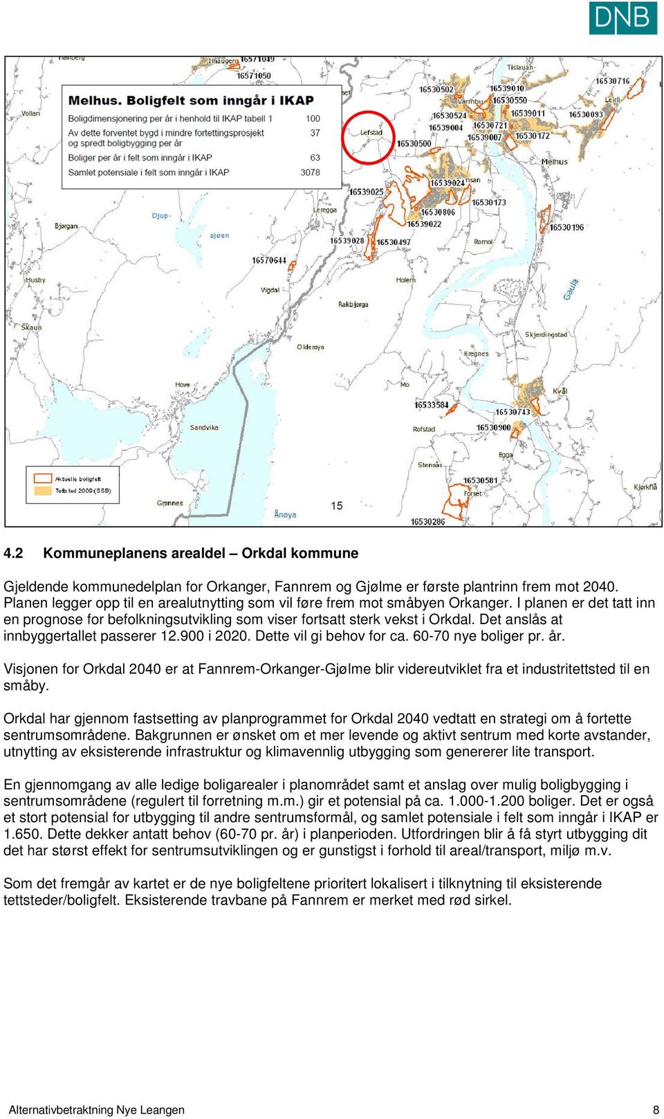 Det anslås at innbyggertallet passerer 12.900 i 2020. Dette vil gi behov for ca. 60-70 nye boliger pr. år.