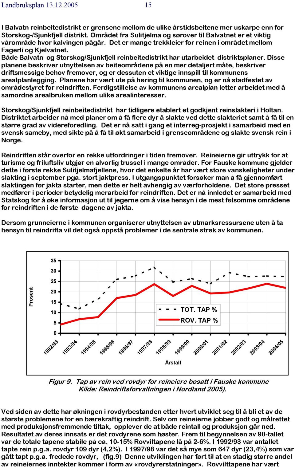 Både Balvatn og Storskog/Sjunkfjell reinbeitedistrikt har utarbeidet distriktsplaner.