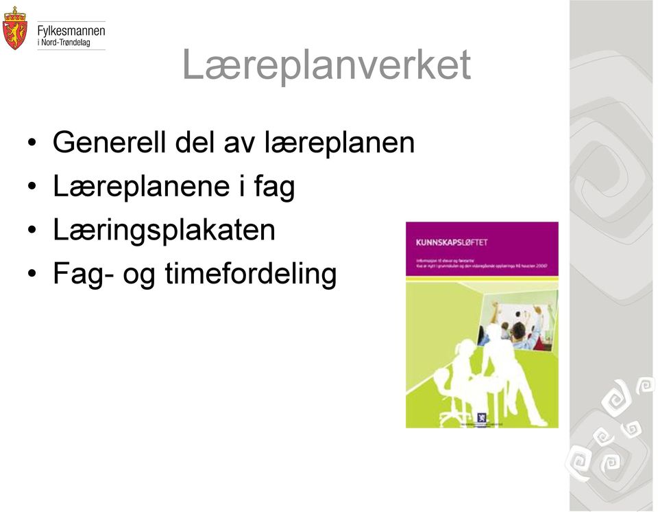 Læreplanene i fag