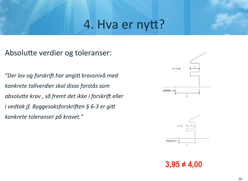 forstås som absolu2e krav, så fremt det ikke i forskri.