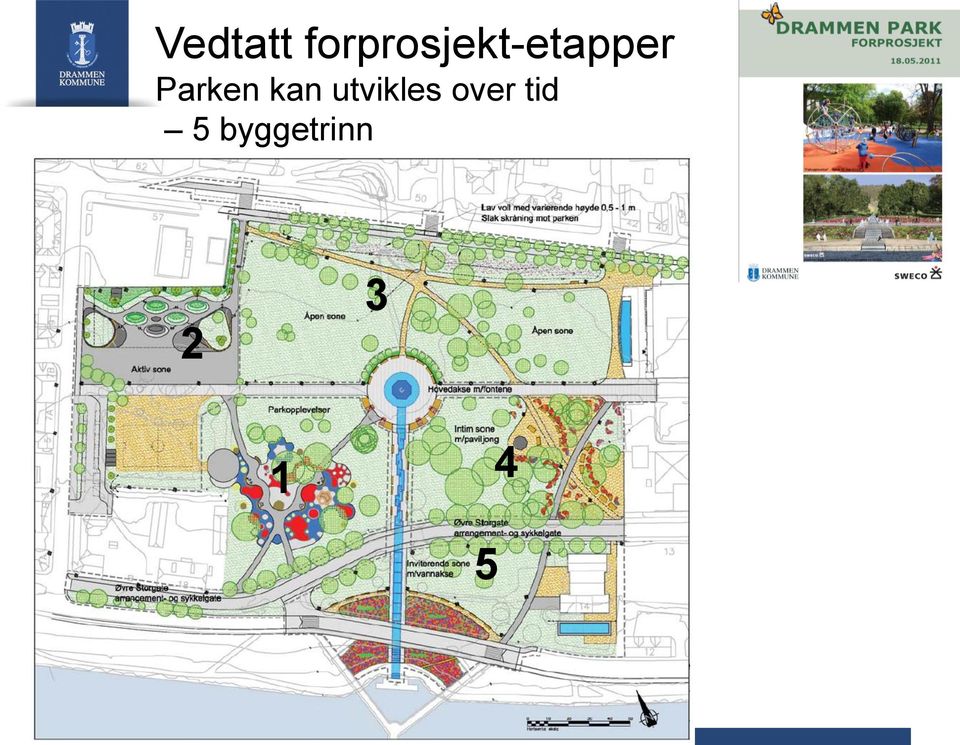 Parken kan utvikles