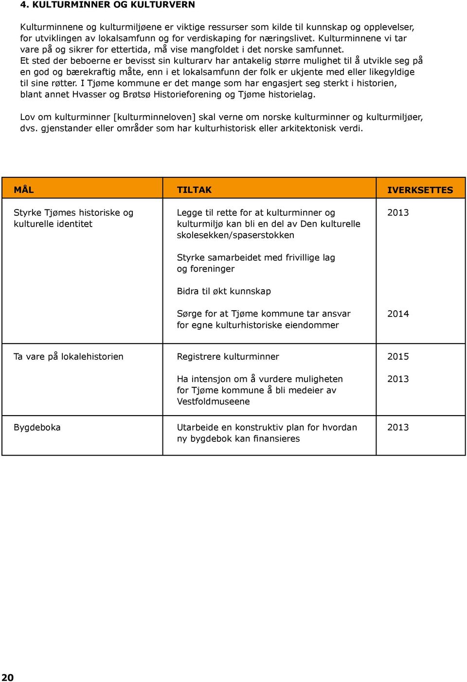 Et sted der beboerne er bevisst sin kulturarv har antakelig større mulighet til å utvikle seg på en god og bærekraftig måte, enn i et lokalsamfunn der folk er ukjente med eller likegyldige til sine