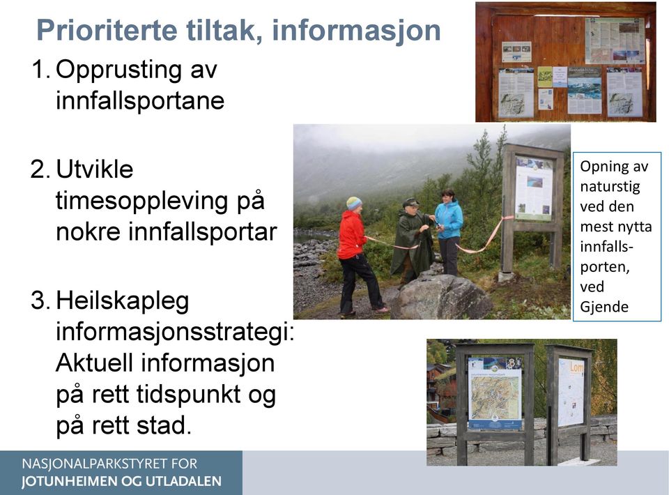 Heilskapleg informasjonsstrategi: Aktuell informasjon på rett