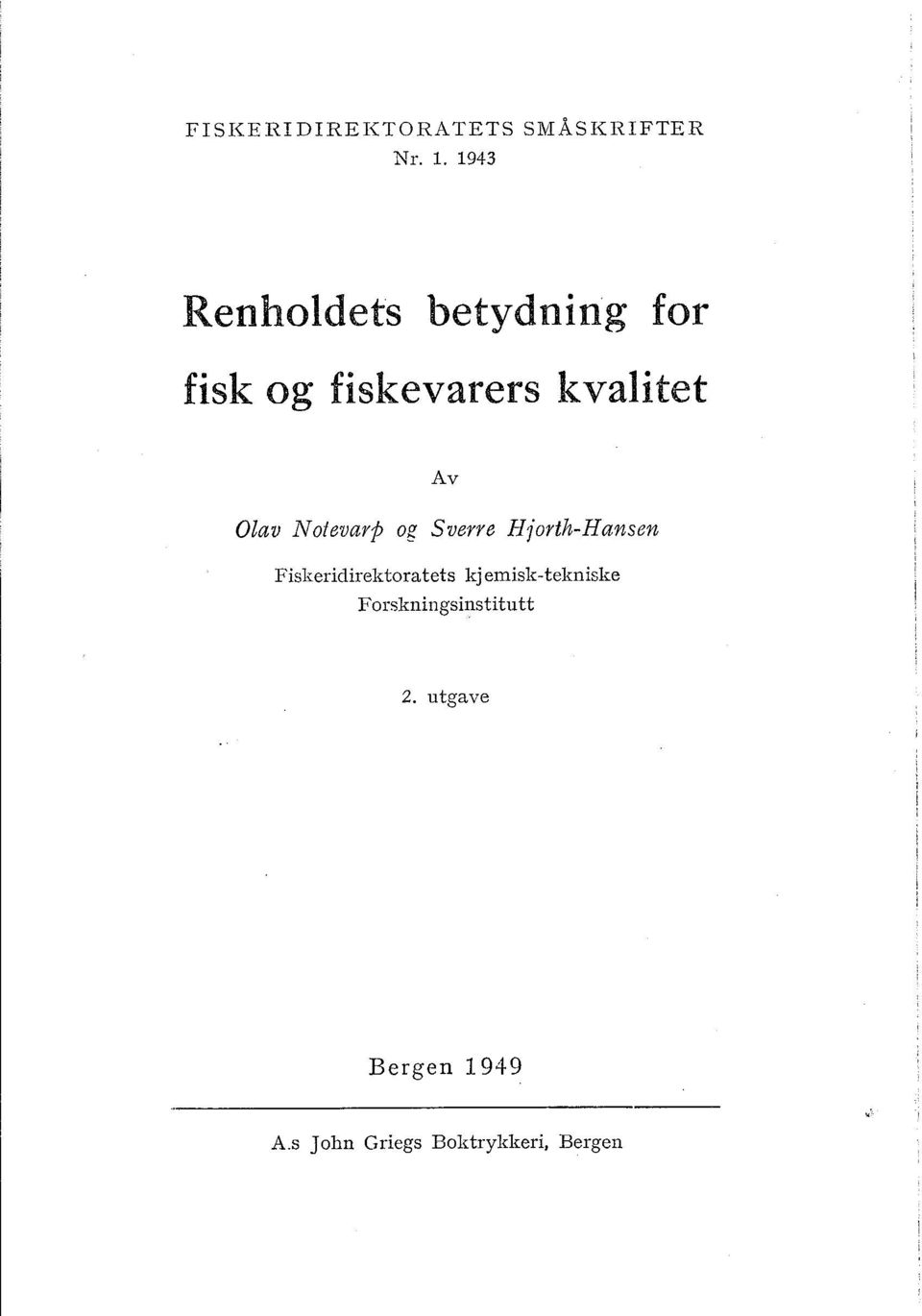 Fiskeridirektoratets kjemisk-tekniske