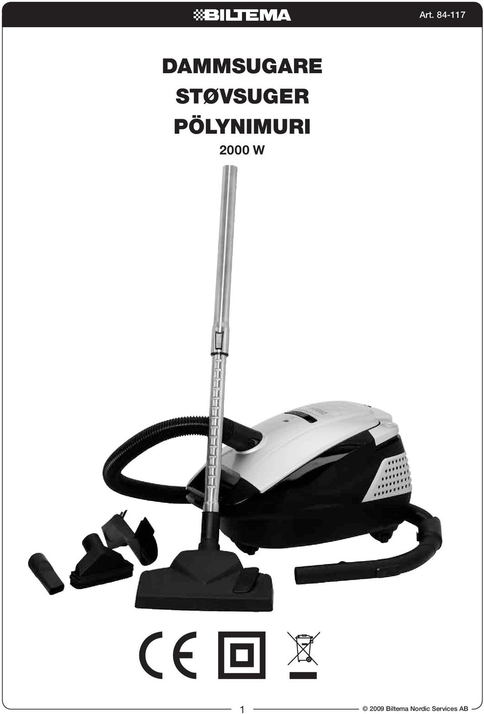 Pölynimuri 2000 W