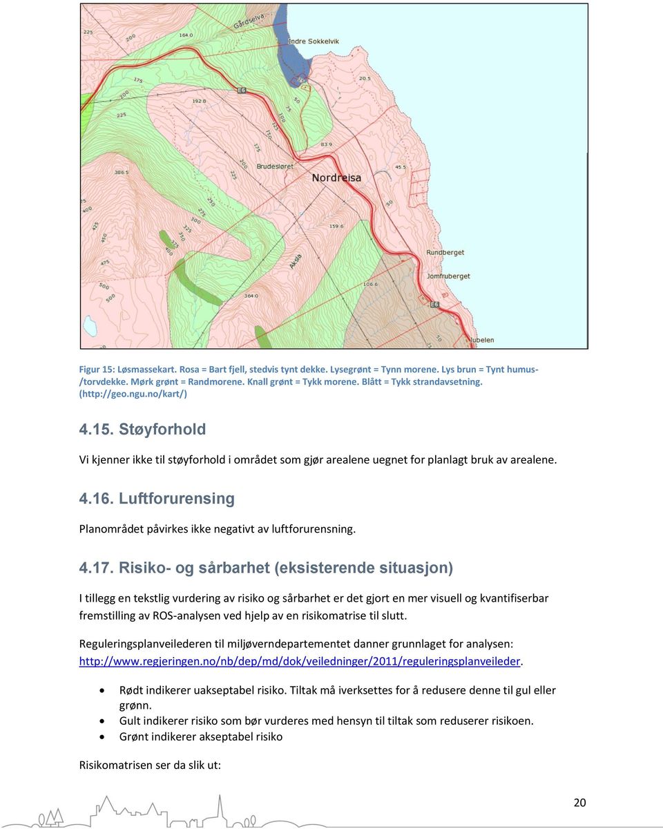 Luftforurensing Planområdet påvirkes ikke negativt av luftforurensning. 4.7.