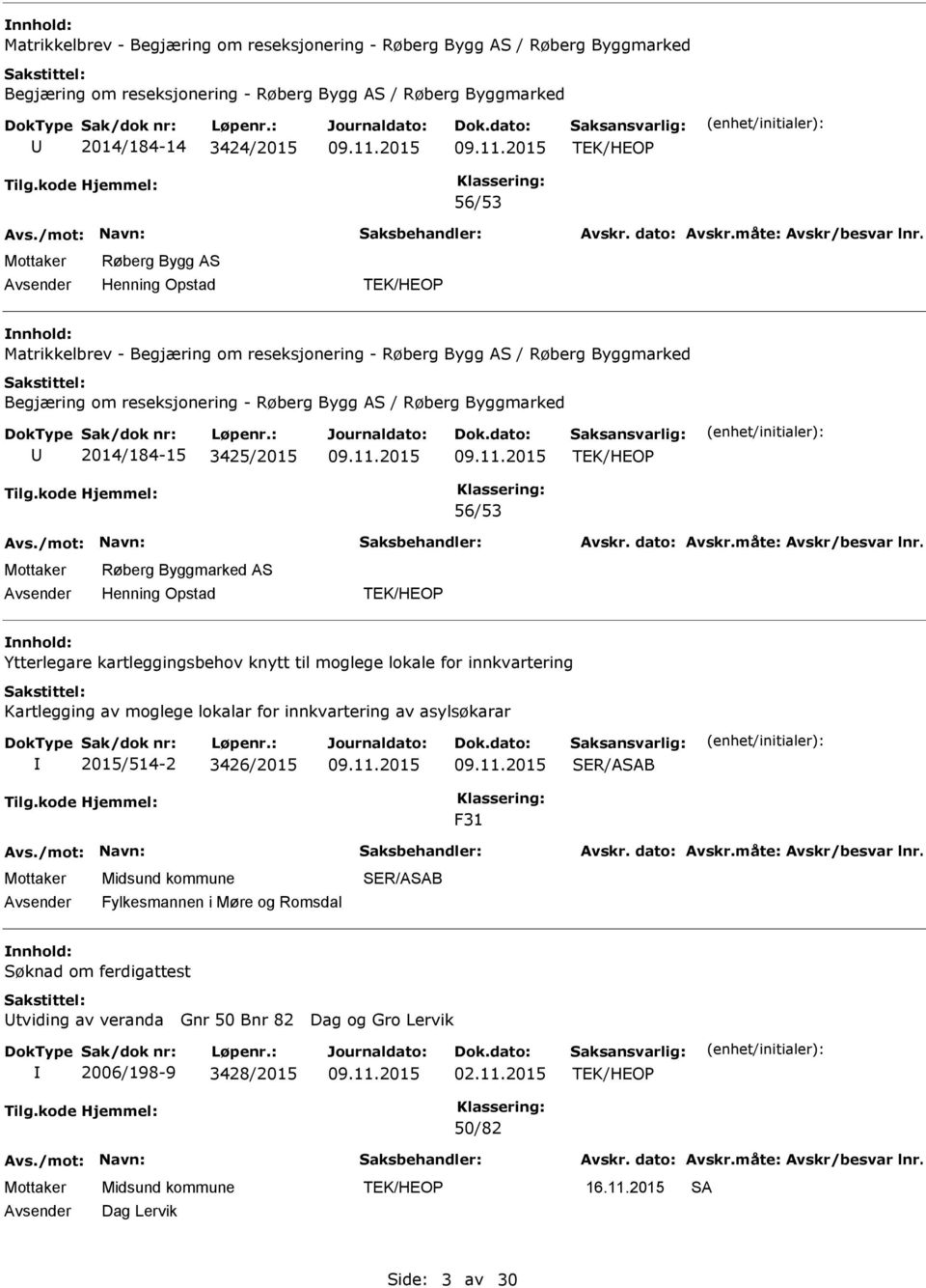 Byggmarked AS Ytterlegare kartleggingsbehov knytt til moglege lokale for innkvartering Kartlegging av moglege lokalar for innkvartering av asylsøkarar 2015/514-2 3426/2015 SER/ASAB F31