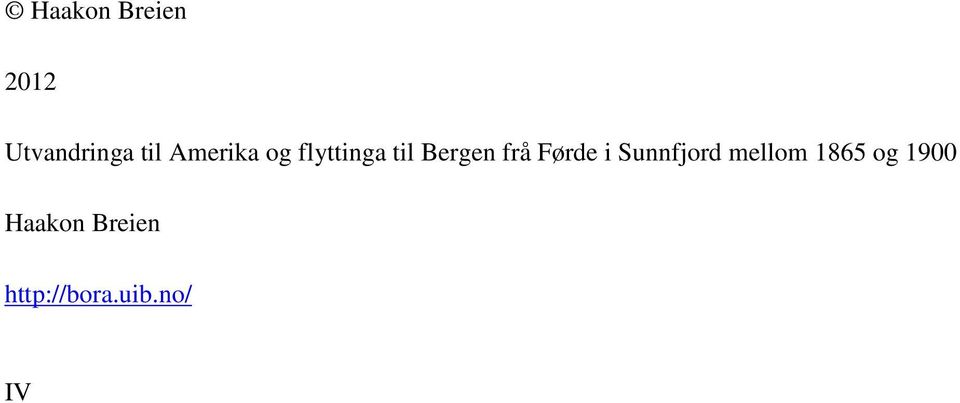 Førde i Sunnfjord mellom 1865 og