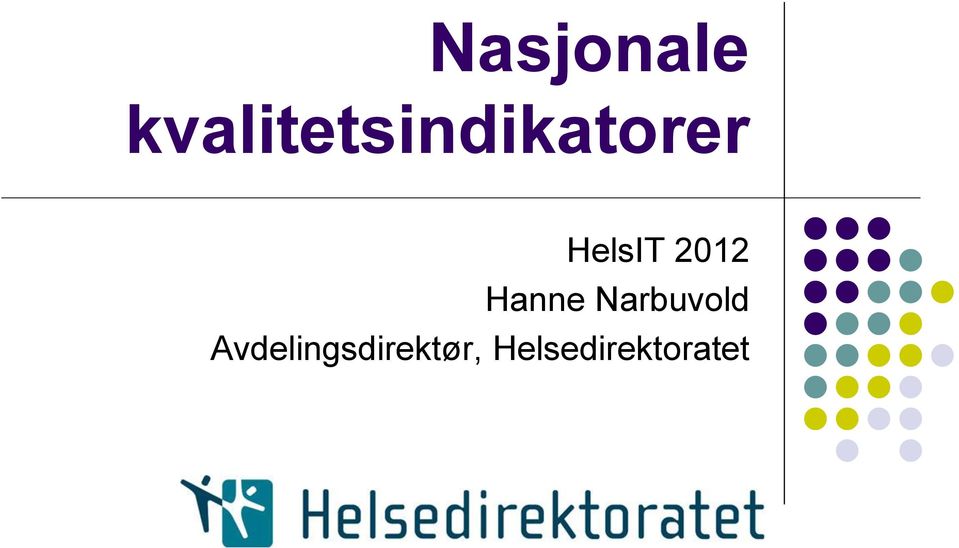 HelsIT 2012 Hanne