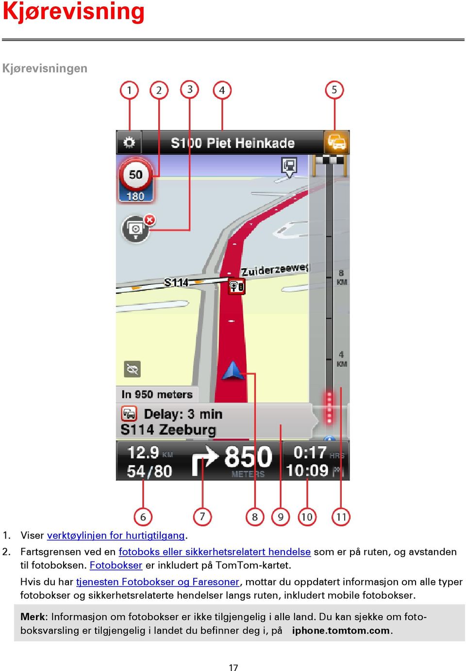 Fotobokser er inkludert på TomTom-kartet.