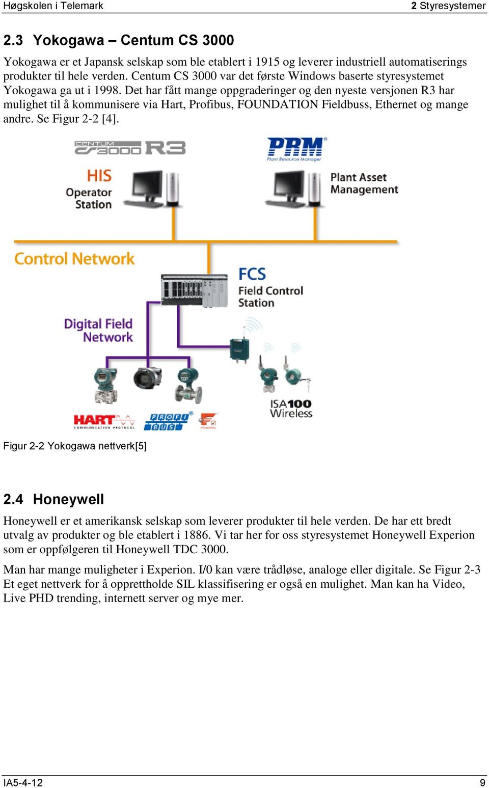 Det har fått mange oppgraderinger og den nyeste versjonen R3 har mulighet til å kommunisere via Hart, Profibus, FOUNDATION Fieldbuss, Ethernet og mange andre. Se Figur 2-2 [4].