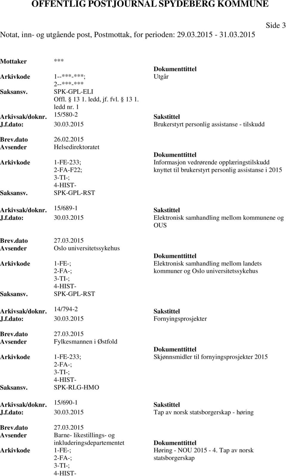 03.2015 Elektronisk samhandling mellom kommunene og OUS Avsender Oslo universitetssykehus 1-FE-; SPK-GPL-RST Elektronisk samhandling mellom landets kommuner og Oslo universitetssykehus Arkivsak/doknr.