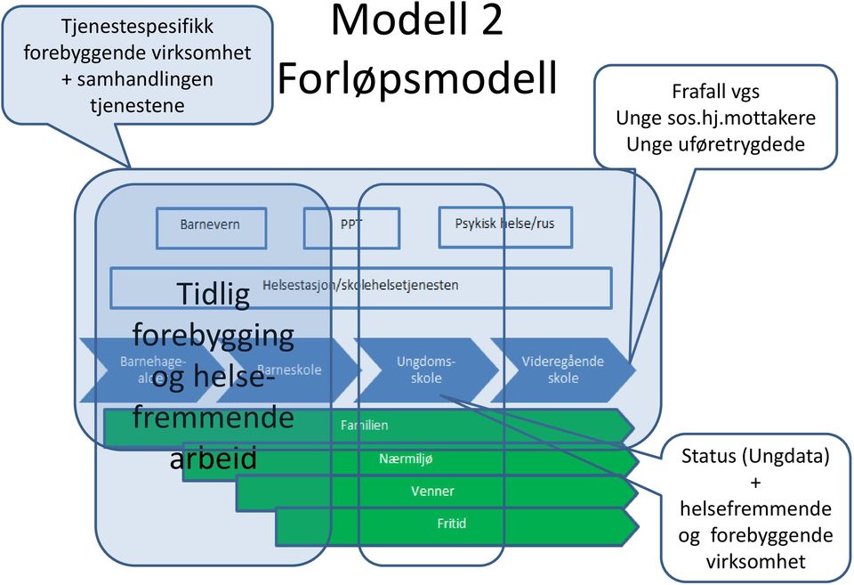 mottakere Unge uføretrygdede Tidlig forebygging og