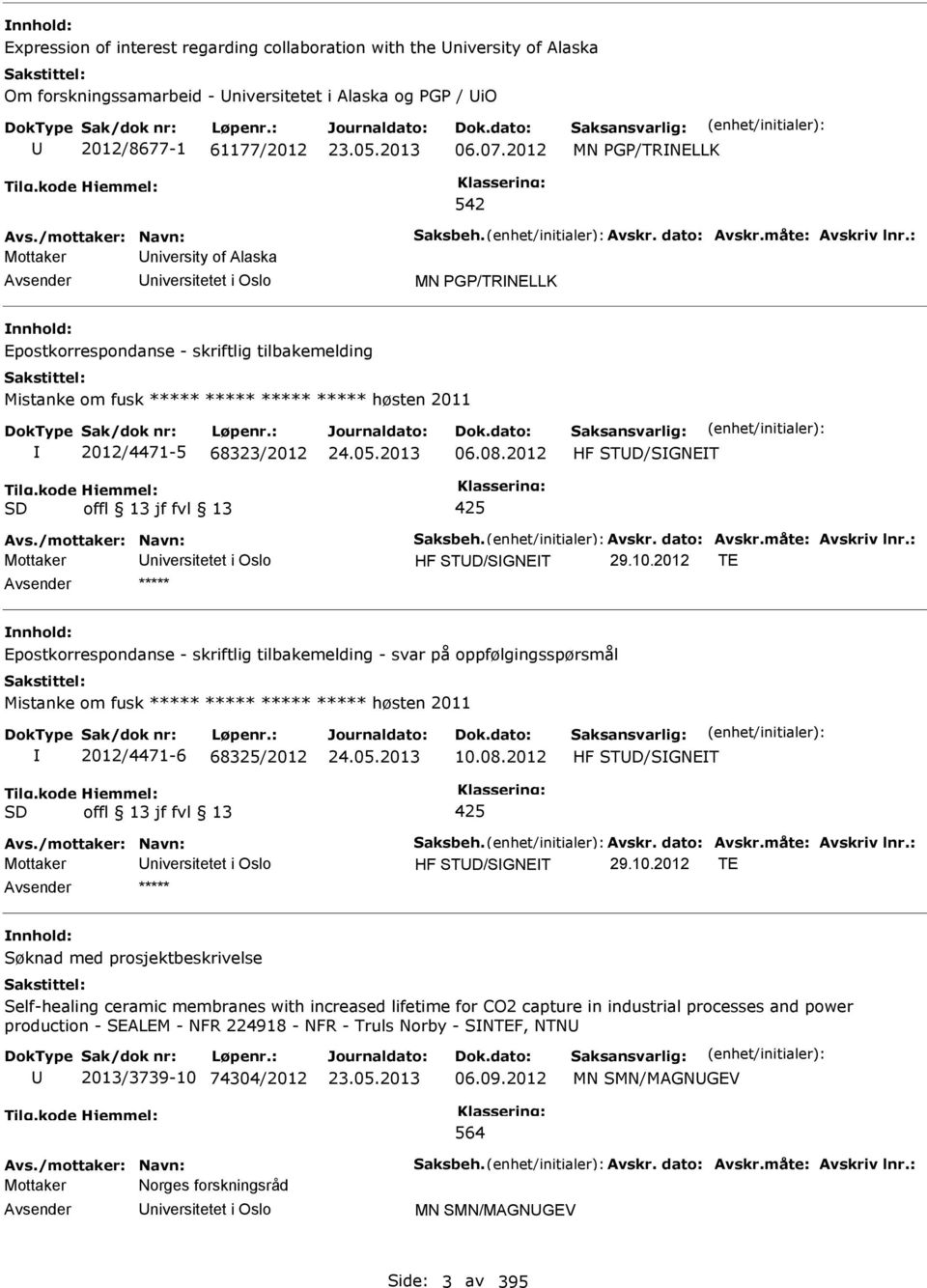 68323/2012 06.08.2012 HF STD/SGET SD 425 HF STD/SGET 29.10.