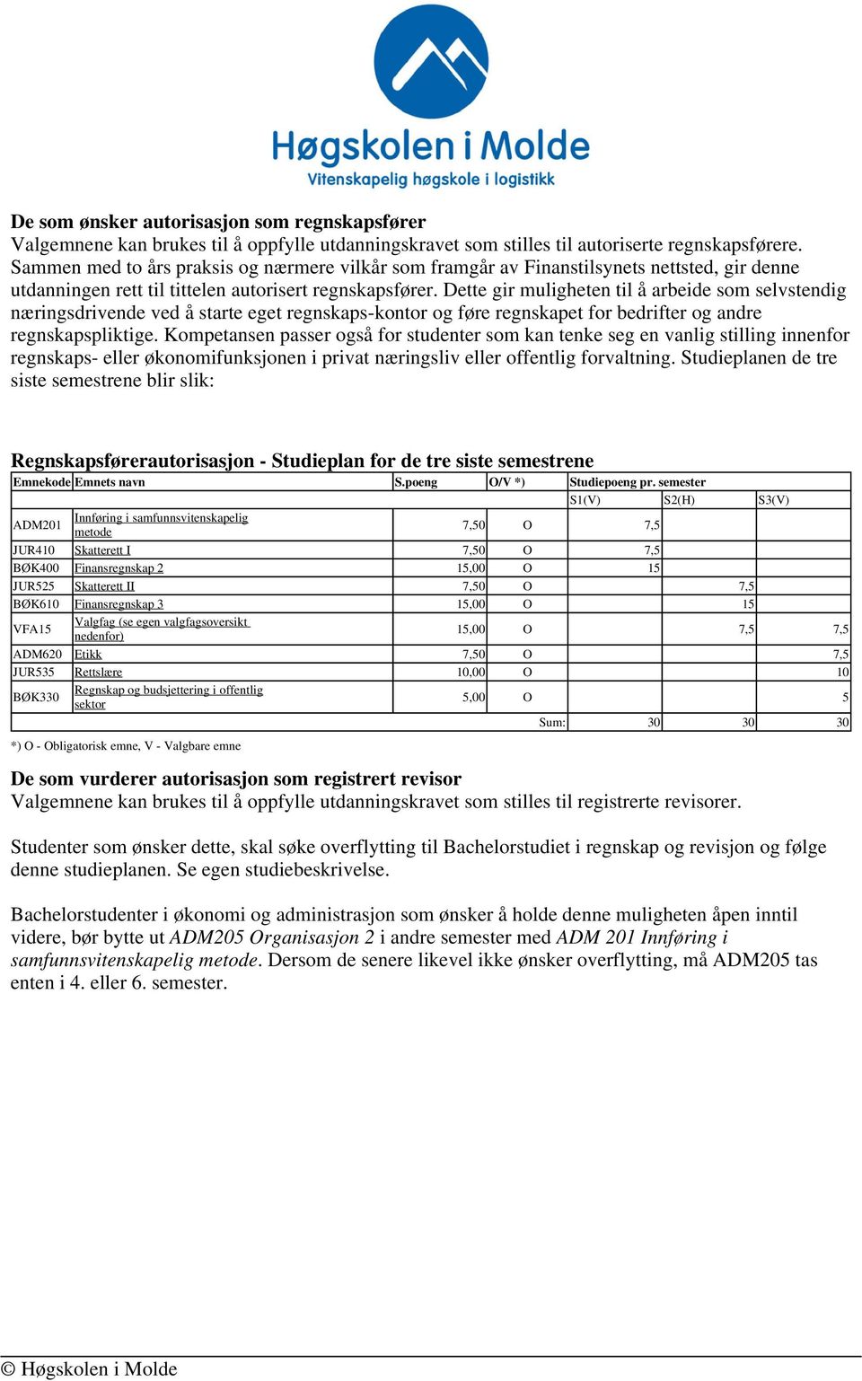 Dette gir muligheten til å arbeide som selvstendig næringsdrivende ved å starte eget regnskaps-kontor og føre regnskapet for bedrifter og andre regnskapspliktige.