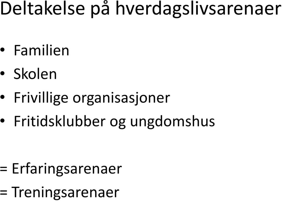 organisasjoner Fritidsklubber og