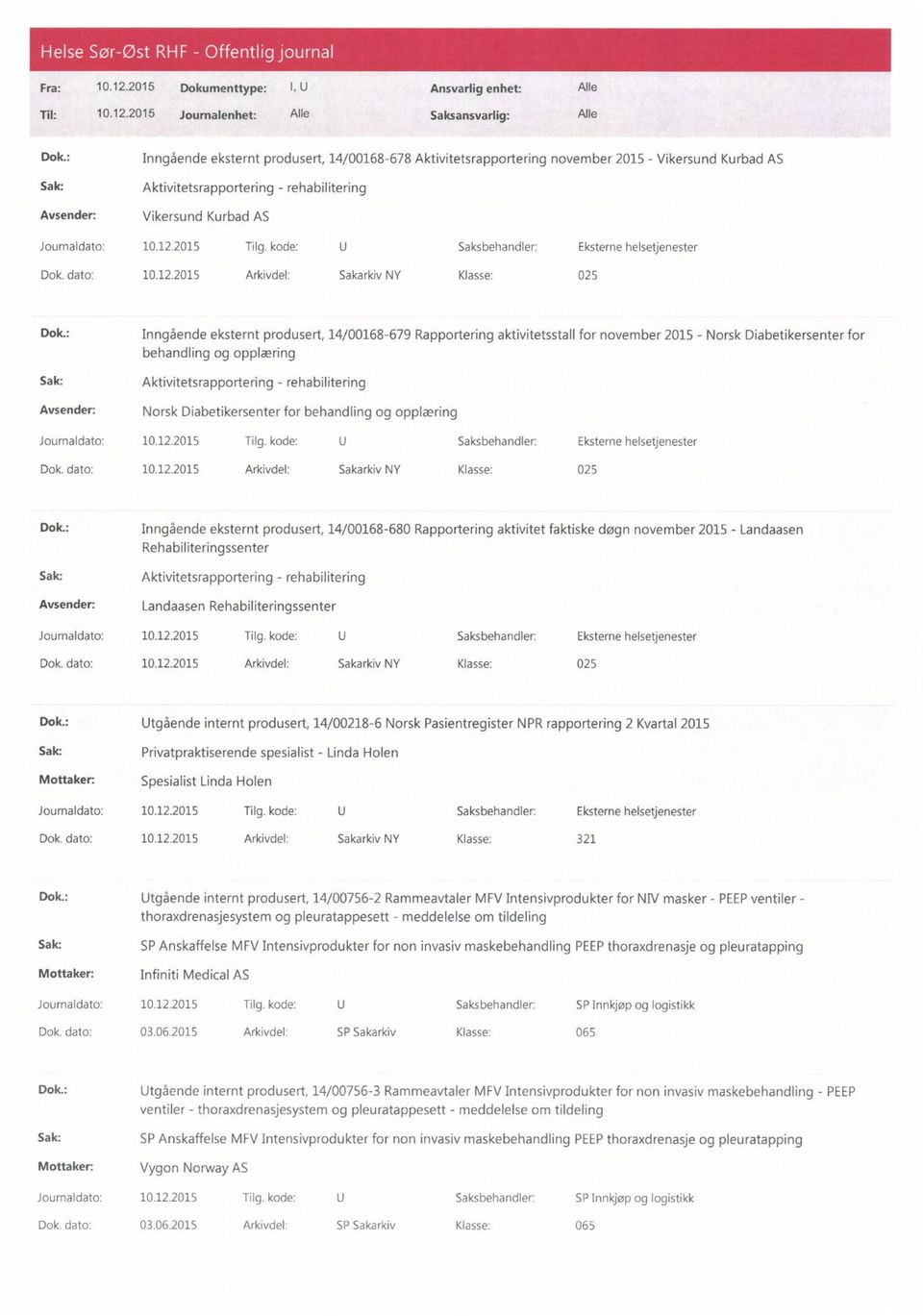 2015 Arkivdel: Sakarkiv NY Klasse: 025 Dok.