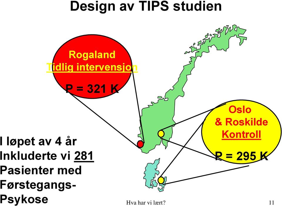 Inkluderte vi 281 Pasienter med Førstegangs-