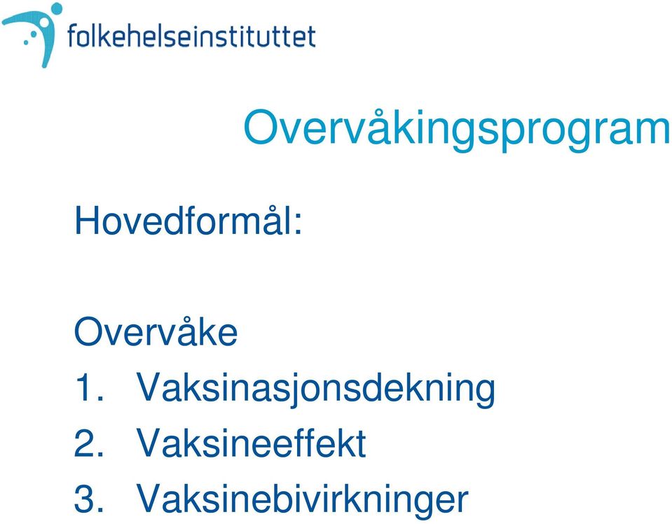 Overvåke 1.