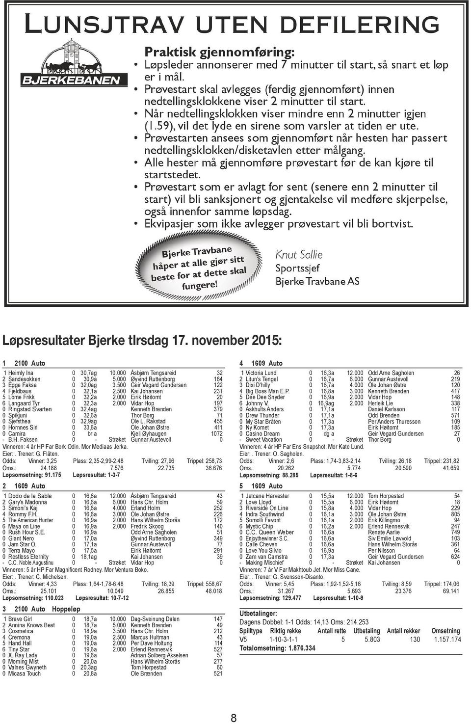 000 Vidar Hop 197 0 Ringstad Svarten 0 2,4ag Kenneth renden 79 0 Spikjuni 0 2,6a Thor org 71 0 Sjefsthea 0 2,9ag Ole L.