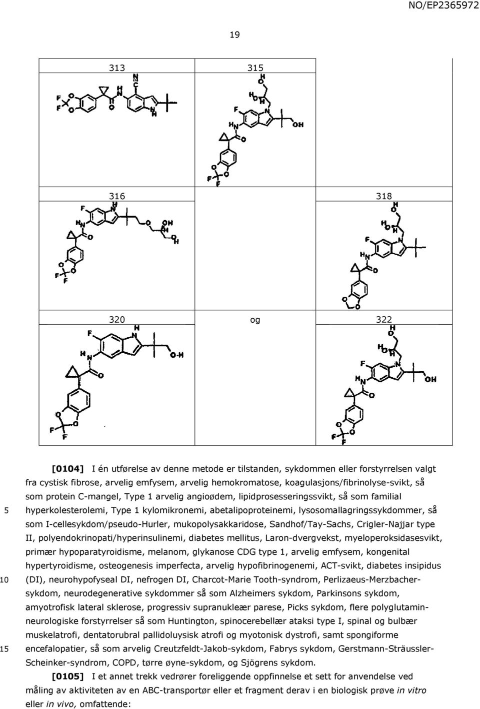 lysosomallagringssykdommer, så som I-cellesykdom/pseudo-Hurler, mukopolysakkaridose, Sandhof/Tay-Sachs, Crigler-Najjar type II, polyendokrinopati/hyperinsulinemi, diabetes mellitus, Laron-dvergvekst,