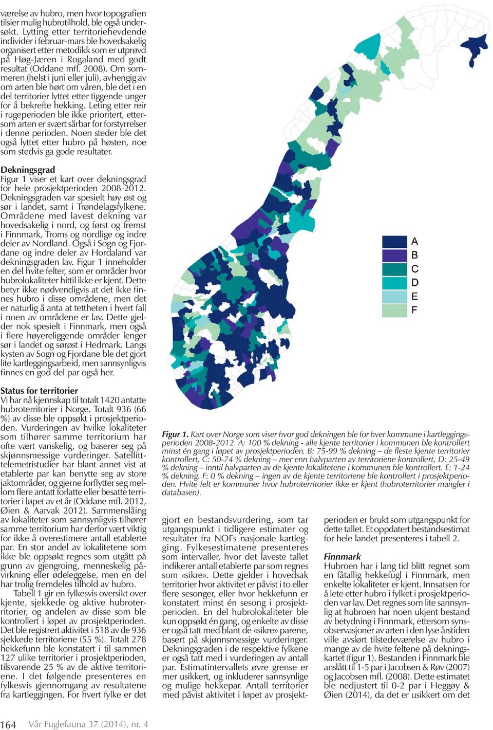 Om sommeren (helst i juni eller juli), avhengig av om arten ble hørt om våren, ble det i en del territorier lyttet etter tiggende unger for å bekrefte hekking.