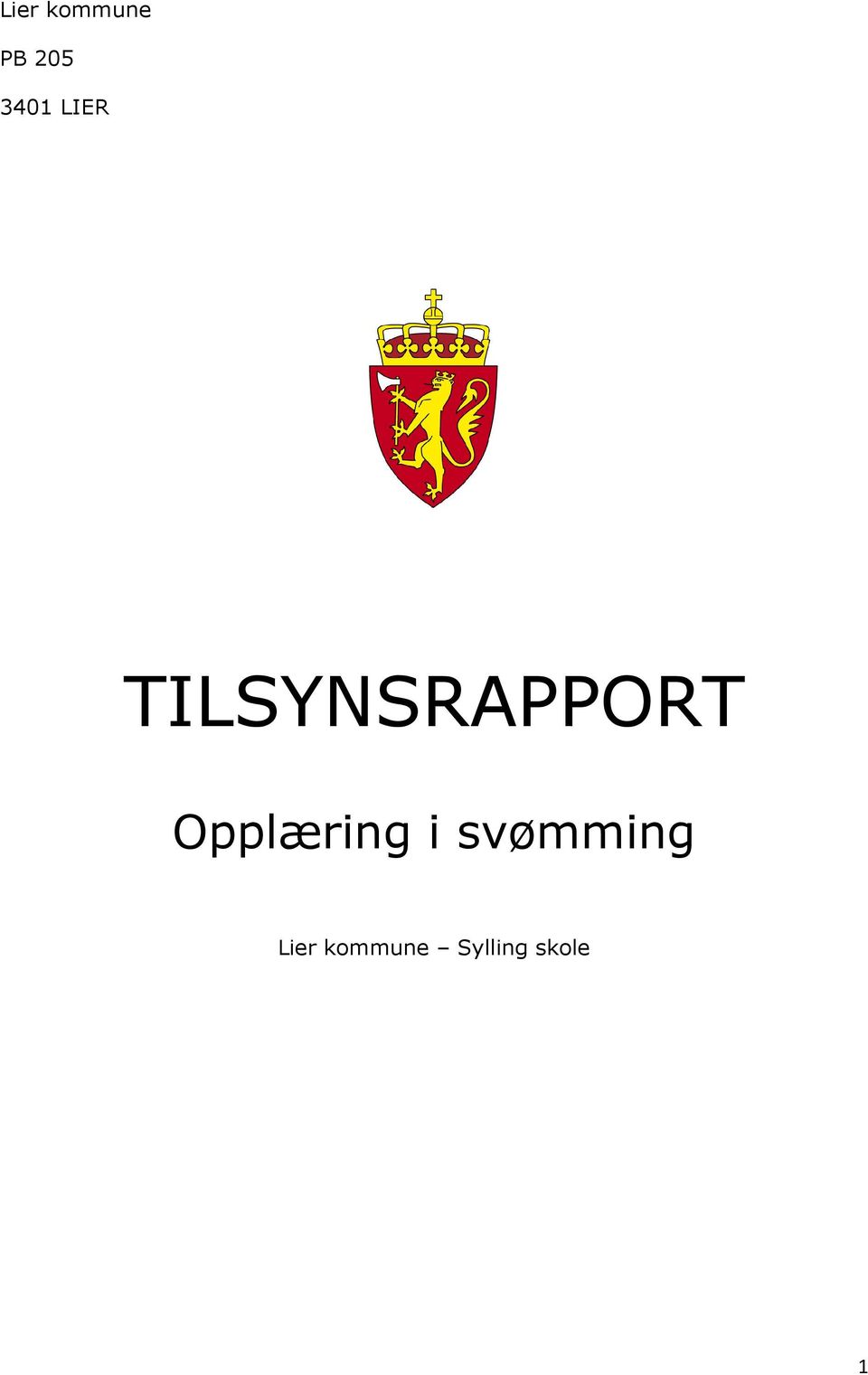 TILSYNSRAPPORT