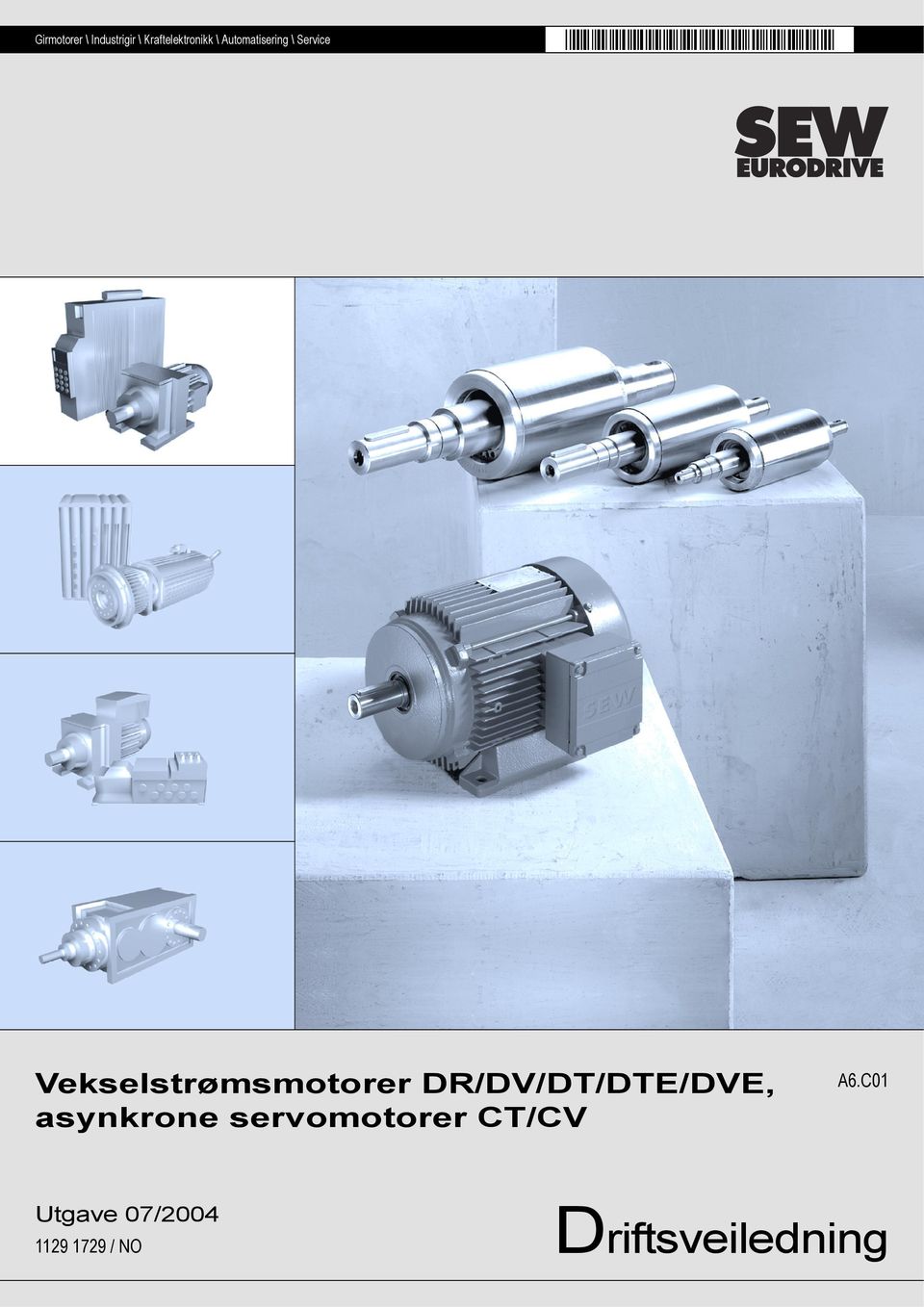DR/DV/DT/DTE/DVE, asynkrone servomotorer