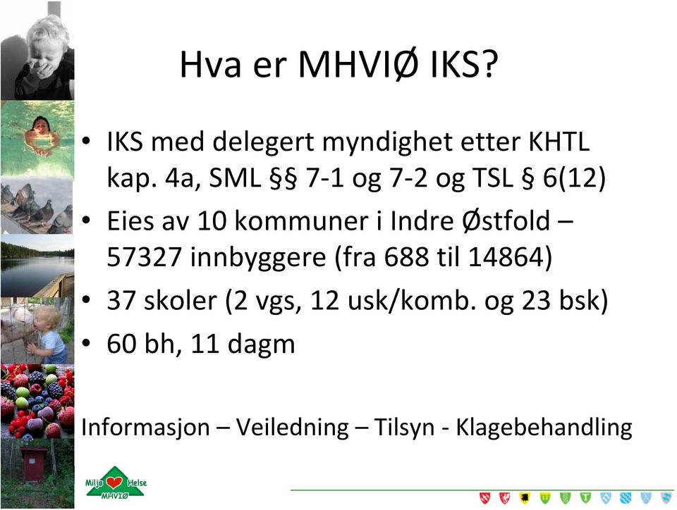 Østfold 57327 innbyggere (fra 688 til 14864) 37 skoler (2 vgs, 12