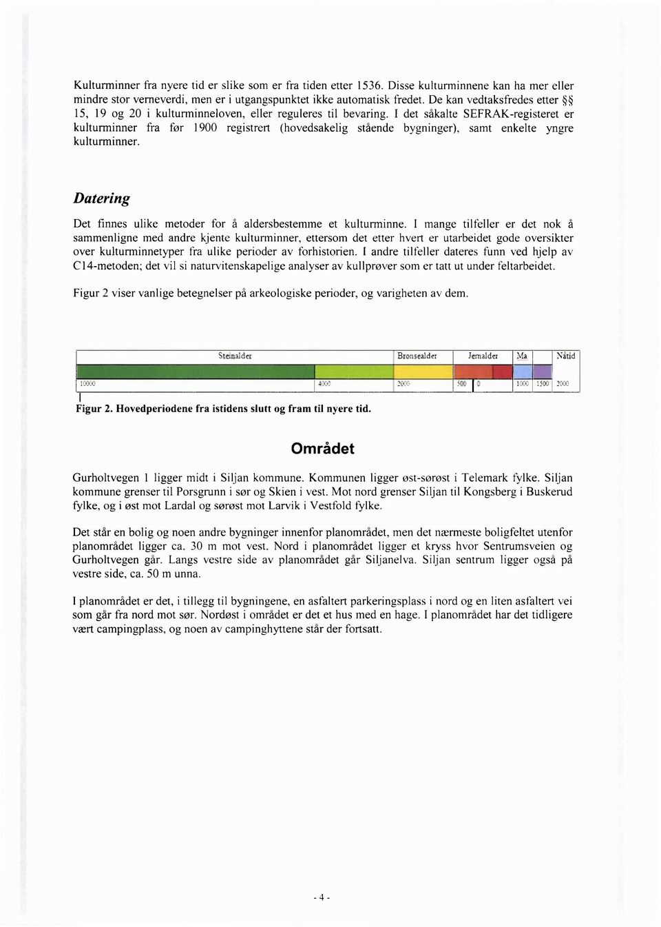 I det såkalte SEFRAK-registeret er kulturminner fra før 1900 registrert (hovedsakelig stående bygninger), samt enkelte yngre kulturminner.