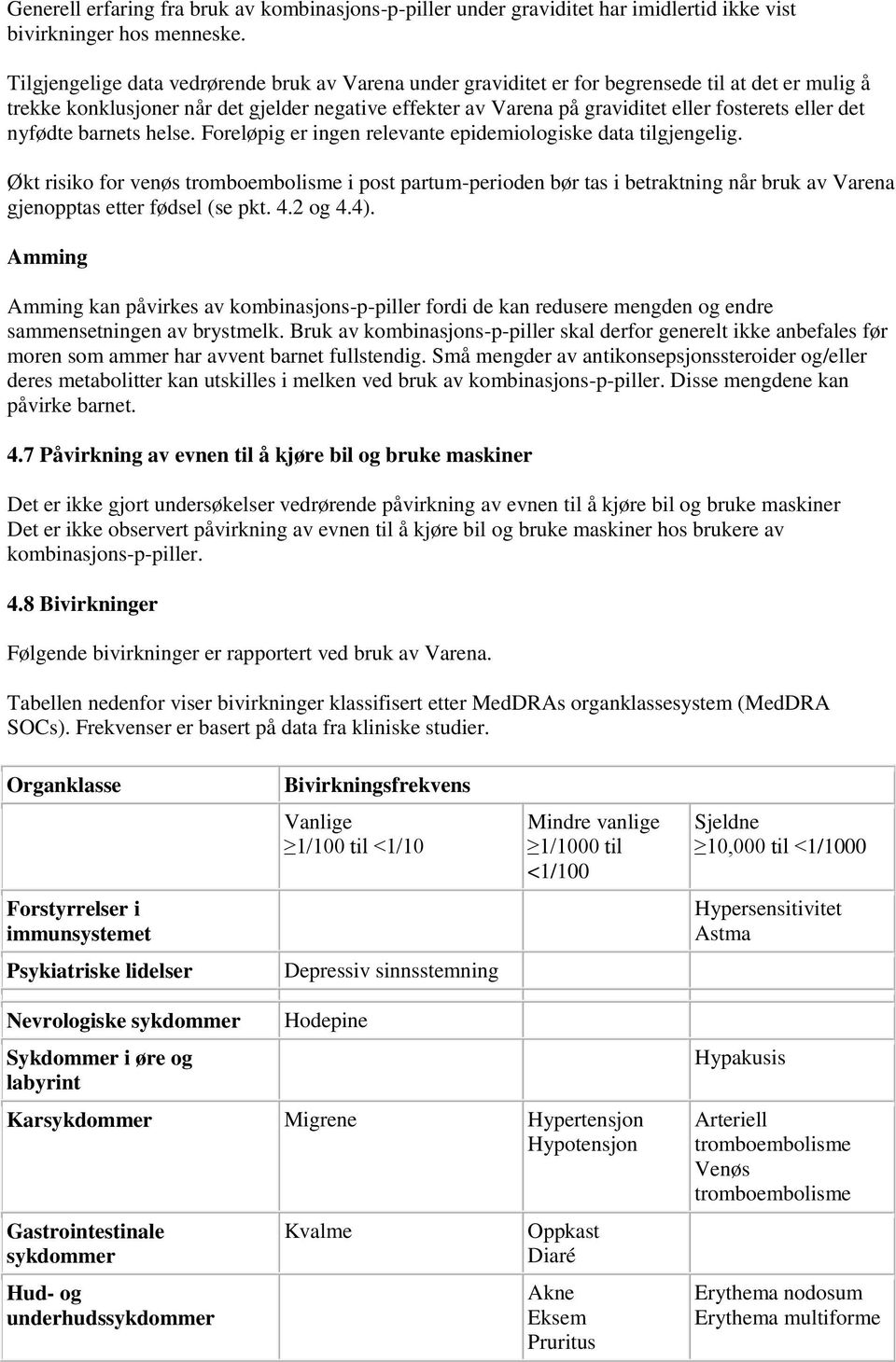 eller det nyfødte barnets helse. Foreløpig er ingen relevante epidemiologiske data tilgjengelig.