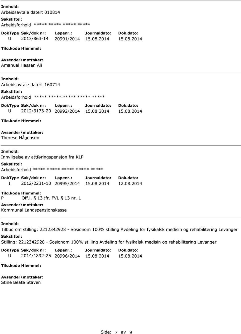 20995/2014 Off.l. 13 jfr. FVL 13 nr.