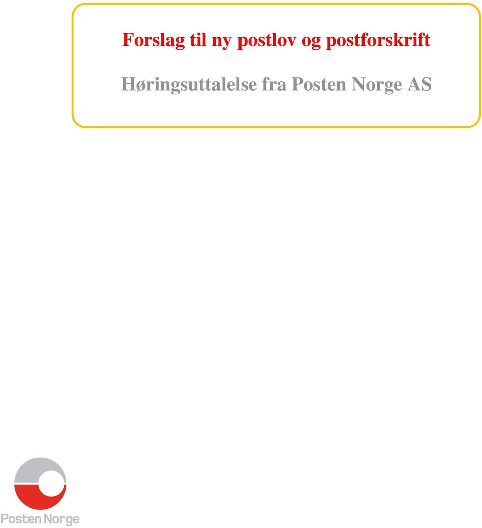 postforskrift