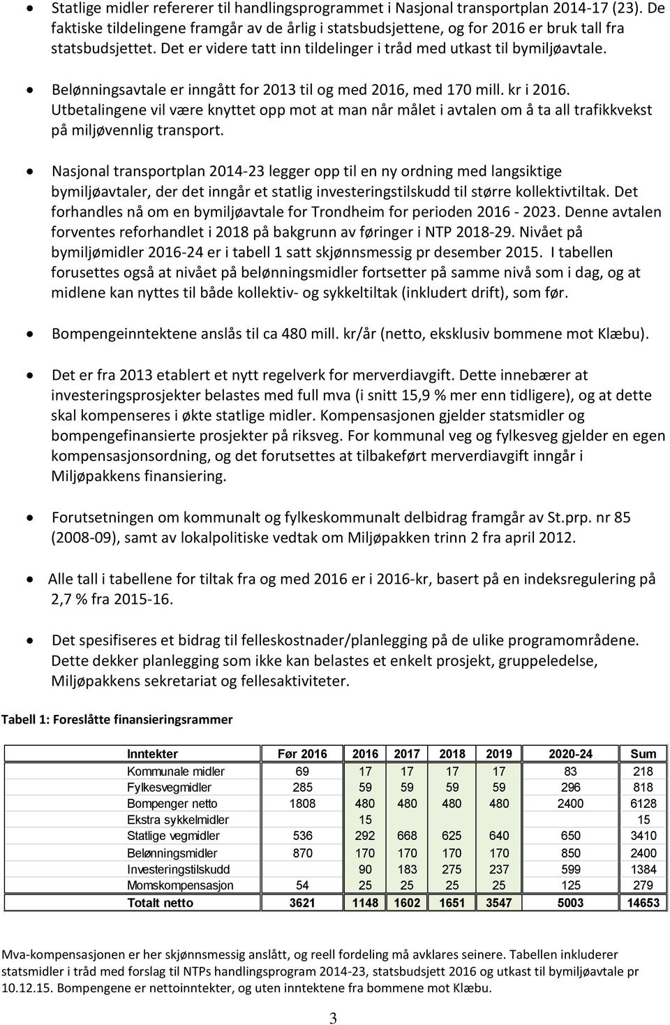 Utbetalingene vil være knyttet opp mot at man når målet i avtalen om å ta all trafikkvekst på miljøvennlig transport.