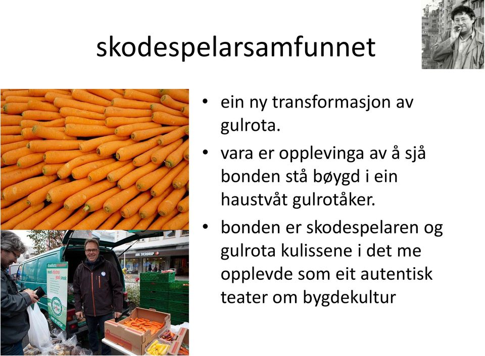 haustvåt gulrotåker.