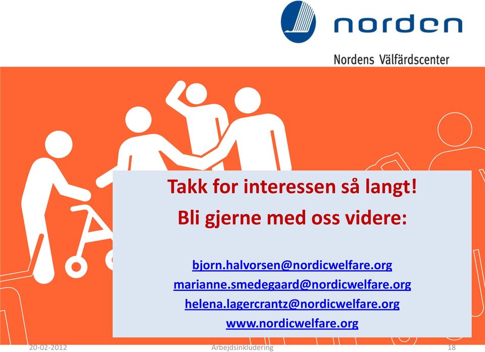 halvorsen@nordicwelfare.org marianne.