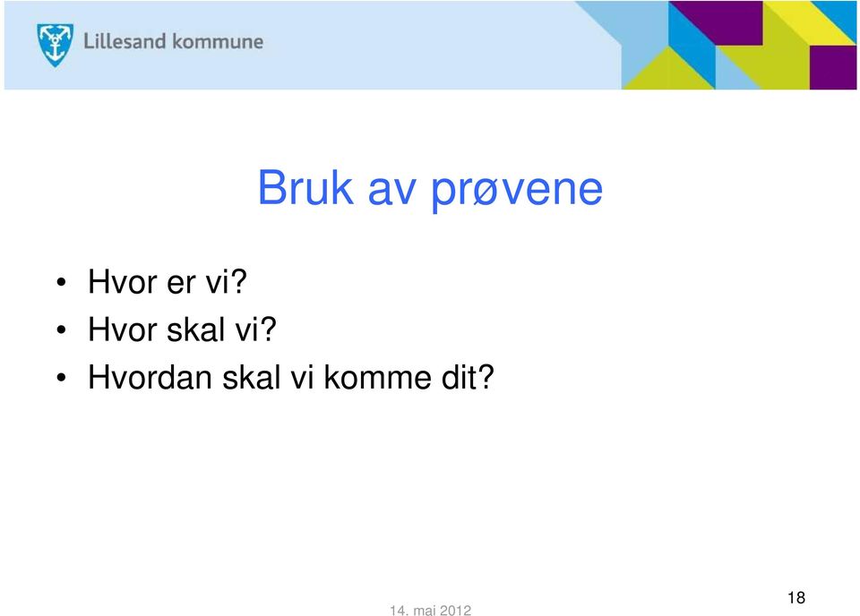 Hvordan skal vi