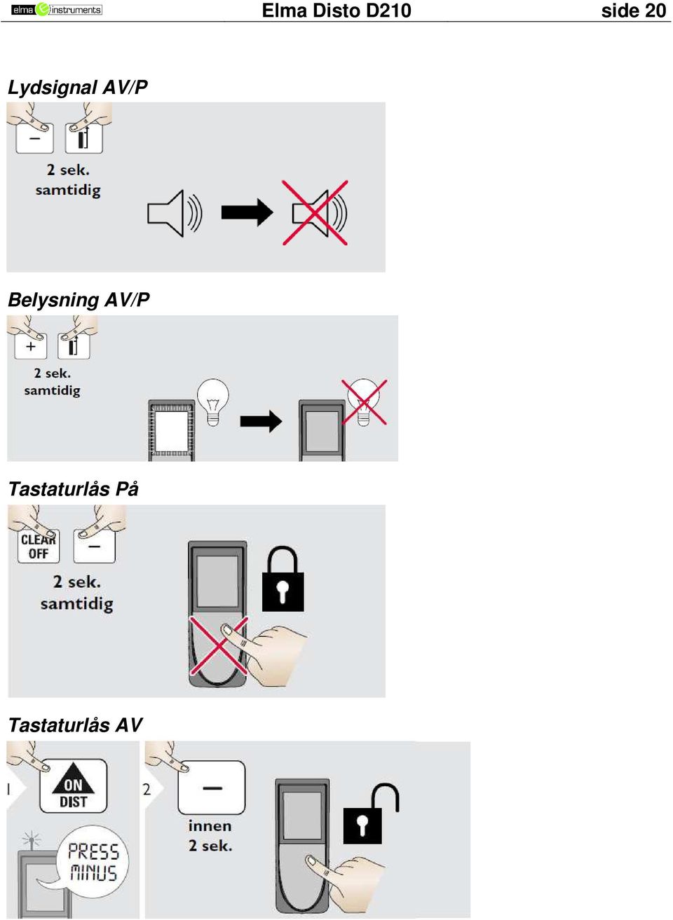 Belysning AV/P